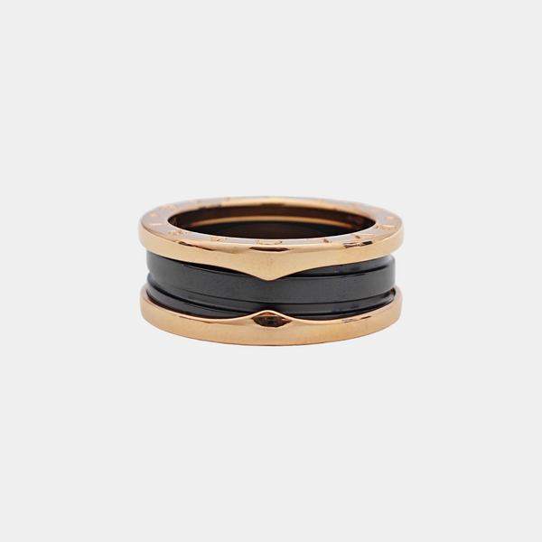 B.ZERO1 18k Rose Gold Ring EU 54