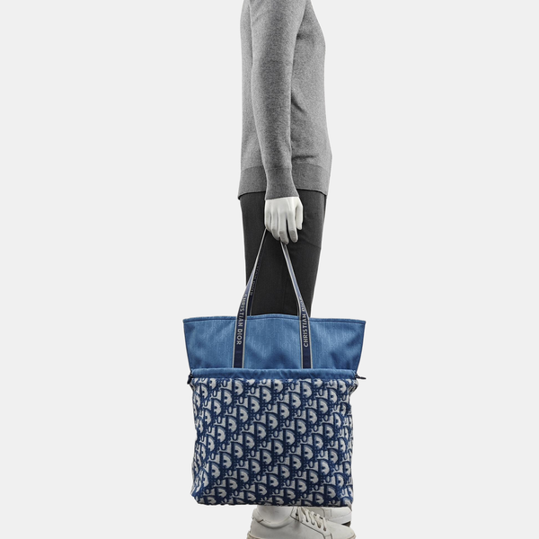 Fabric Tote Bag Blue