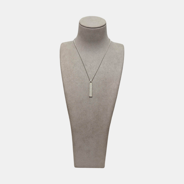 Trotter 2 Metal Silver Necklace