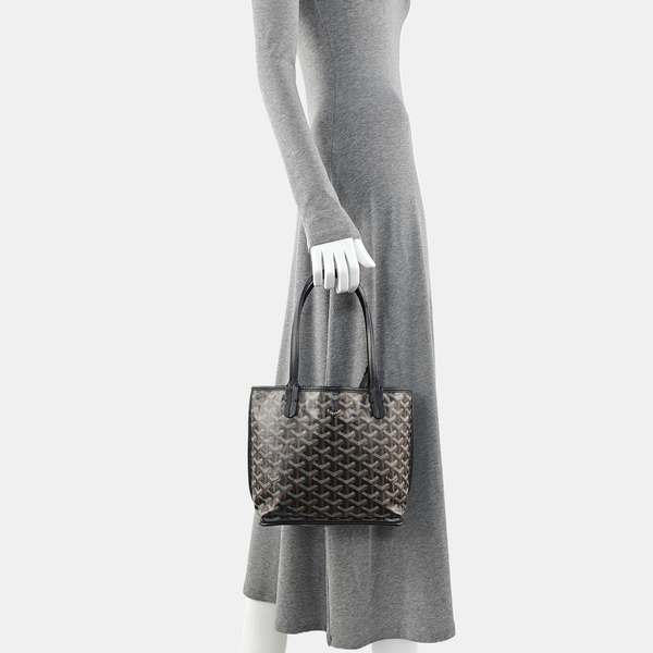 Anjou Mini Coated Canvas Black
