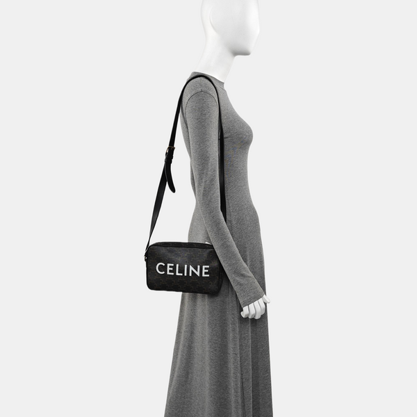 TRIOMPHE Medium Coated Canvas Black