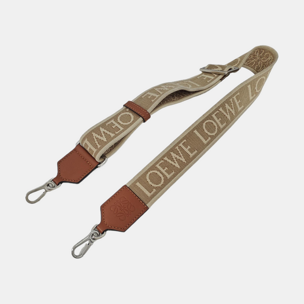 Fabric Bag Strap Brown