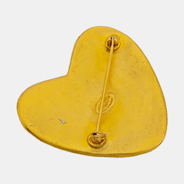Metal Gold Brooch