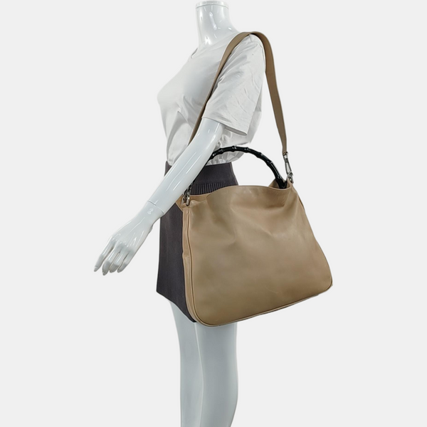 Bamboo 1947 Medium Calfskin Beige