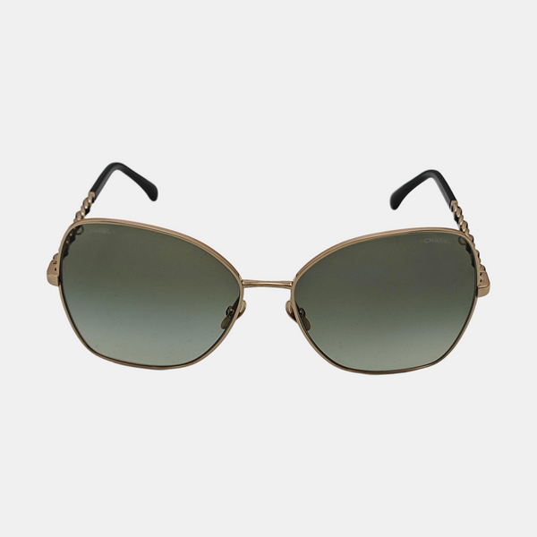 Metal Sunglasses Green