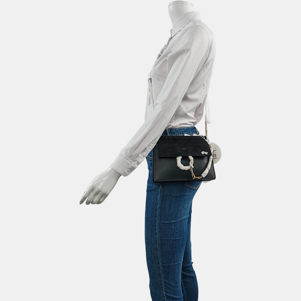 Faye Mini Calfskin Black