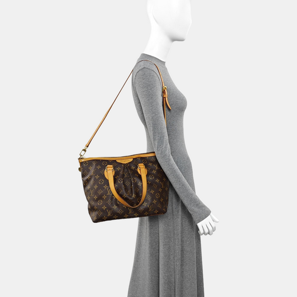 PALERMO PM Monogram Coated Canvas Brown