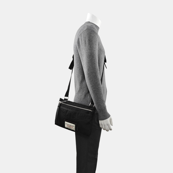 Nylon Crossbody Bag Black