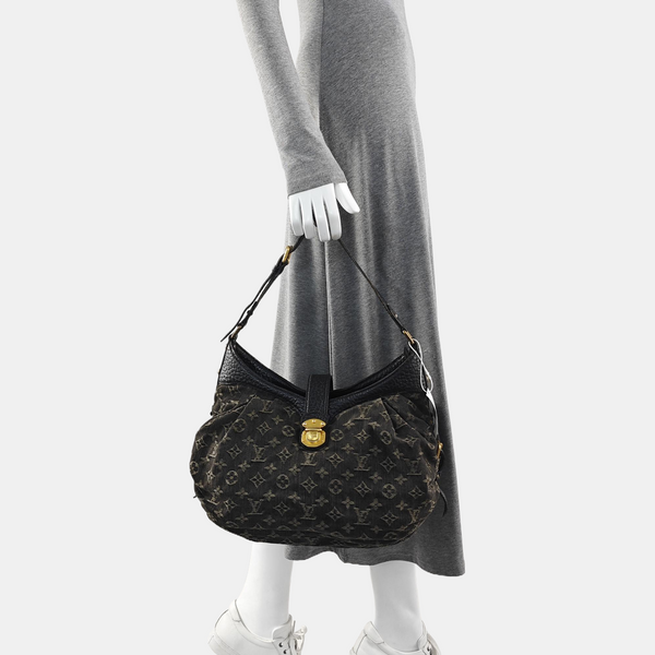 SOLAR Monogram Denim Black