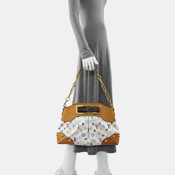 LV × TM JUDY MM Monogram Coated Canvas White