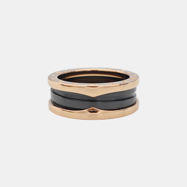 B.ZERO1 18k Rose Gold Ring EU 56