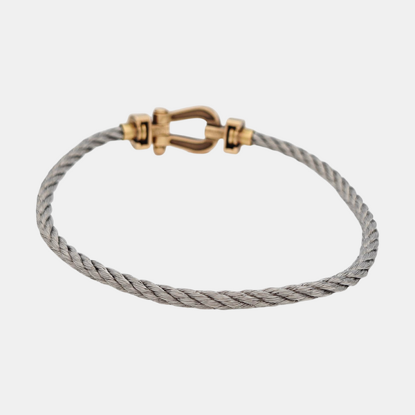 Force 10 Stainless Steel Silver Bracelet