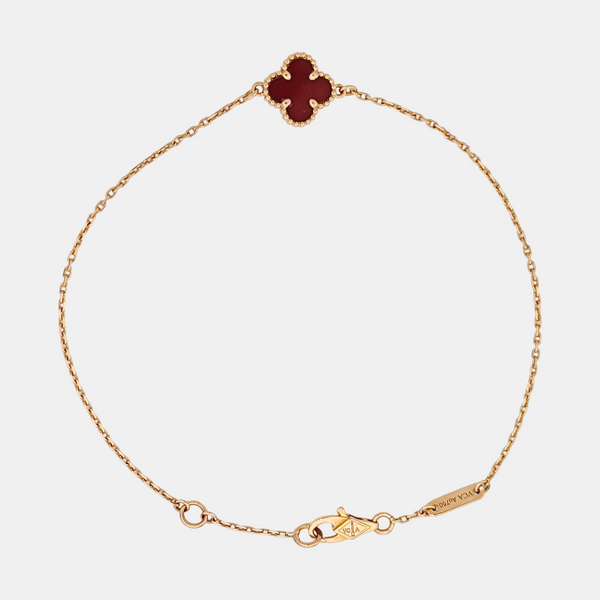 Sweet Alhambra 18k Rose Gold Bracelet