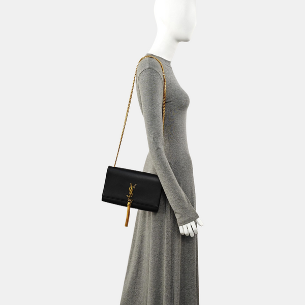 KATE Medium Calfskin Black