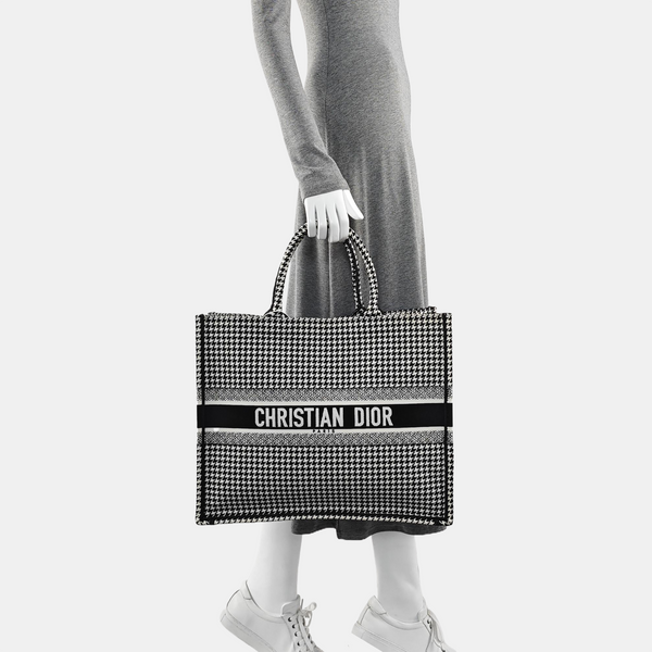 Book Tote Large Canvas Black