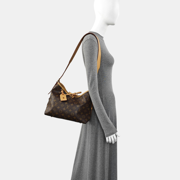 CARRYALL PM Monogram Coated Canvas Brown