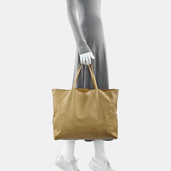Calfskin Tote Bag Beige