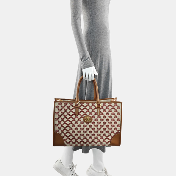 Fabric Tote Bag Red
