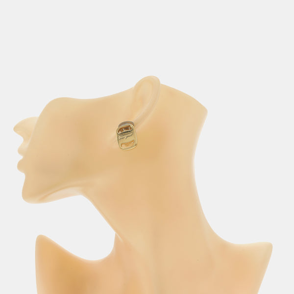 Metal Gold Clip On Earrings
