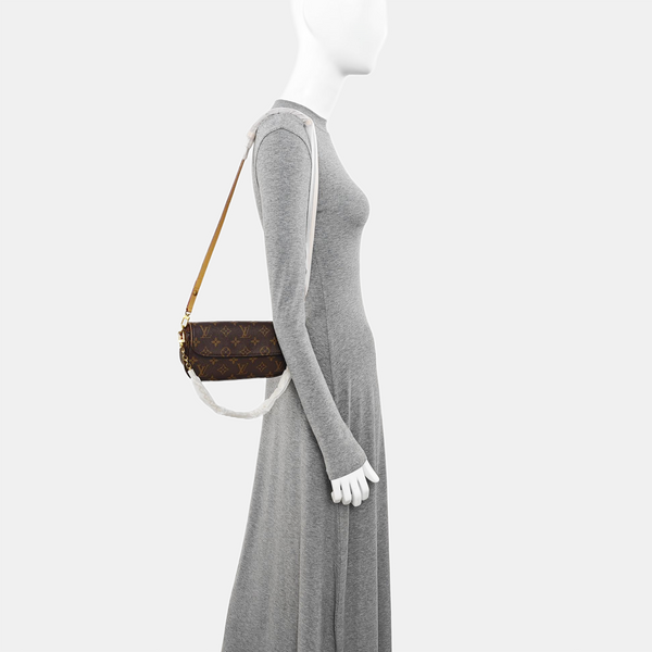 IVY Monogram Coated Canvas Brown
