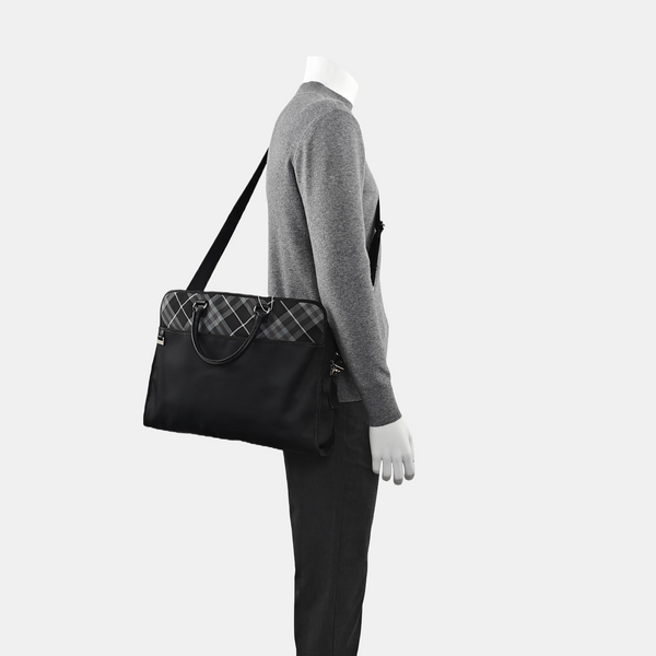 Nylon Shoulder Bag Black