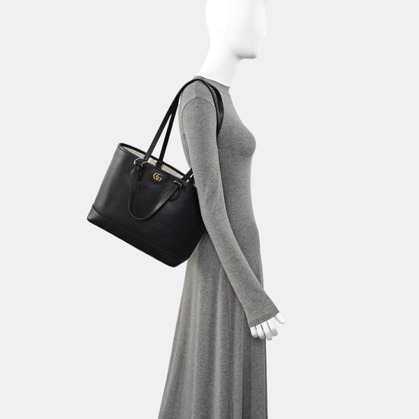 Ophidia Medium Calfskin Black