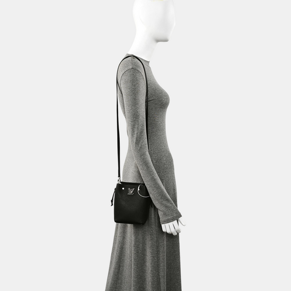Authenticated pre-owned LOCKME Nano Calfskin Black - Bucket Bag at Looply