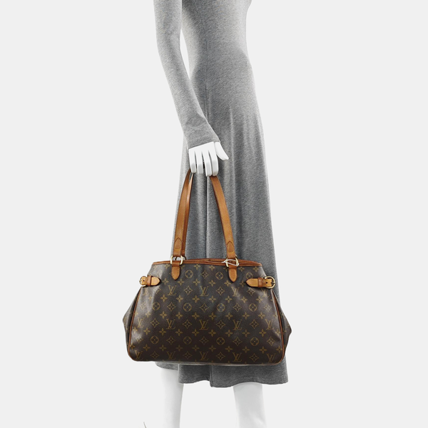 BATIGNOLLES GM Monogram Coated Canvas Brown