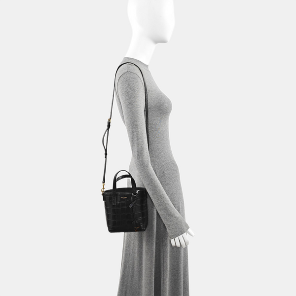 Calfskin Shoulder Bag Black