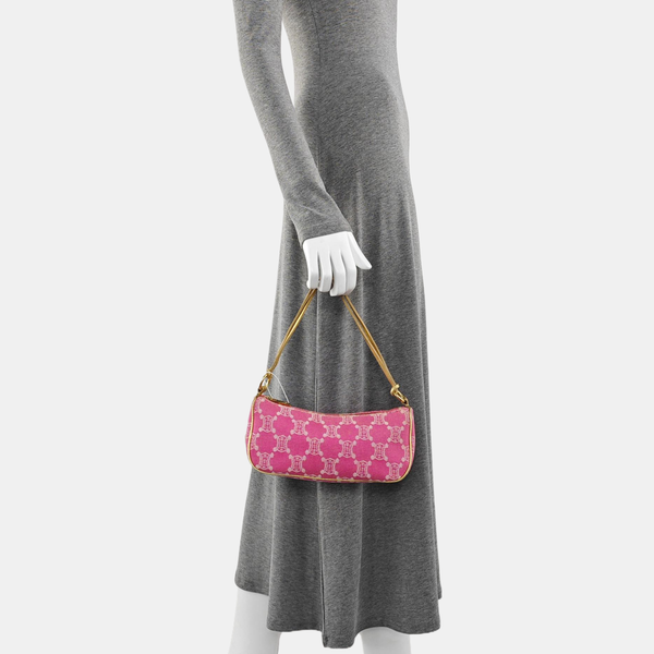 Canvas Top Handle Bag Red