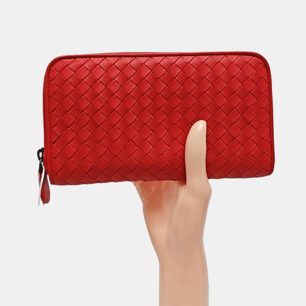 Calfskin Clutch Red