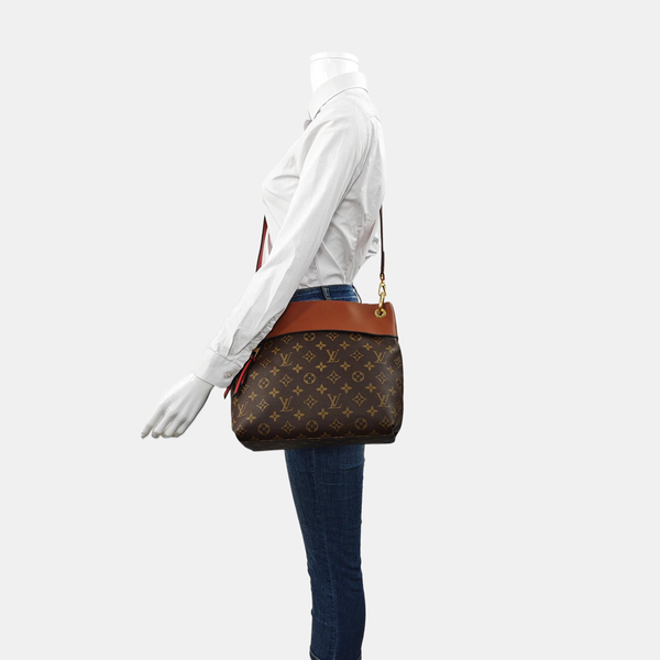 TUILERIES Monogram Coated Canvas Brown