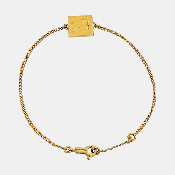 ALPHABET Metal Gold Bracelet