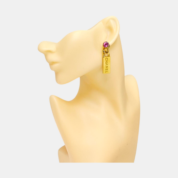 Metal Gold Stud Earrings