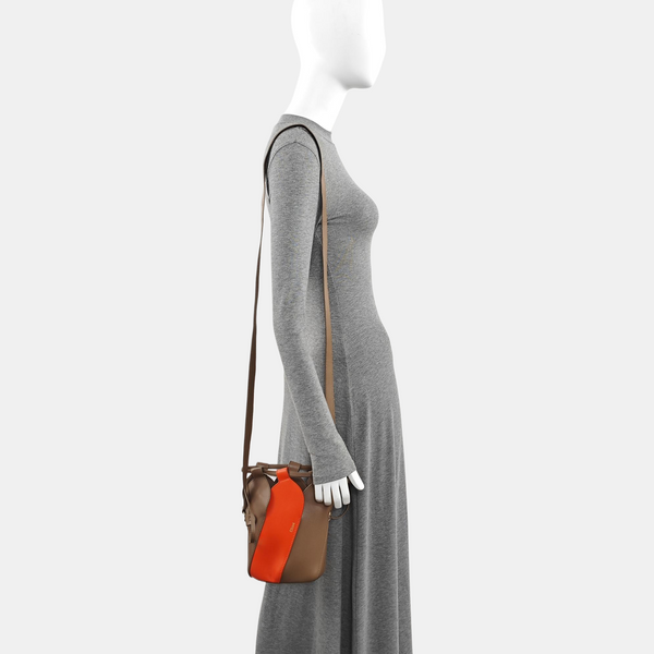 Calfskin Bucket Bag Brown