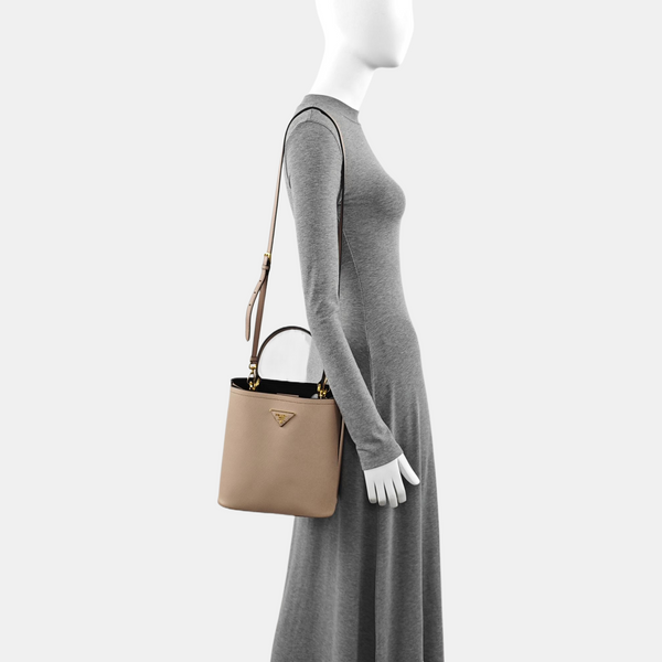 Panier Saffiano Calfskin Beige