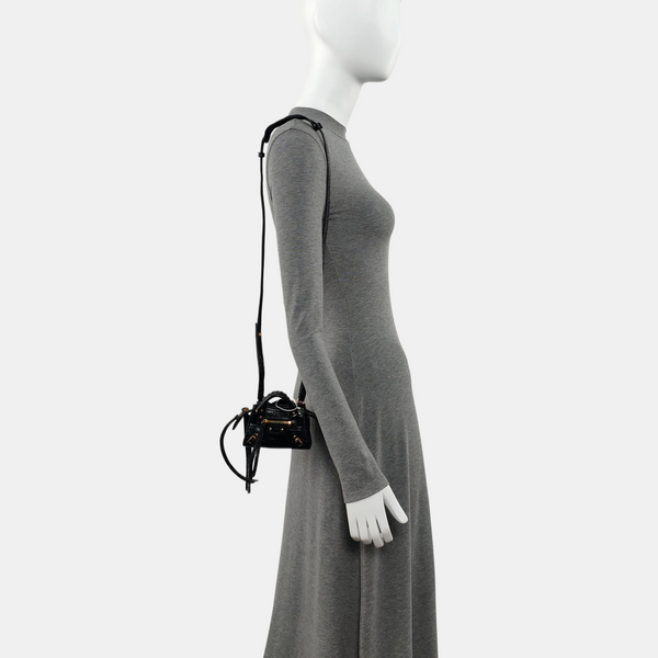 Authenticated pre-owned Neo Classic Nano Calfskin Black - Shoulder Bag at Looply