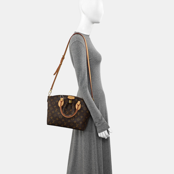BOETIE PM Monogram Coated Canvas Brown
