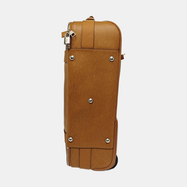Calfskin Luggage Yellow