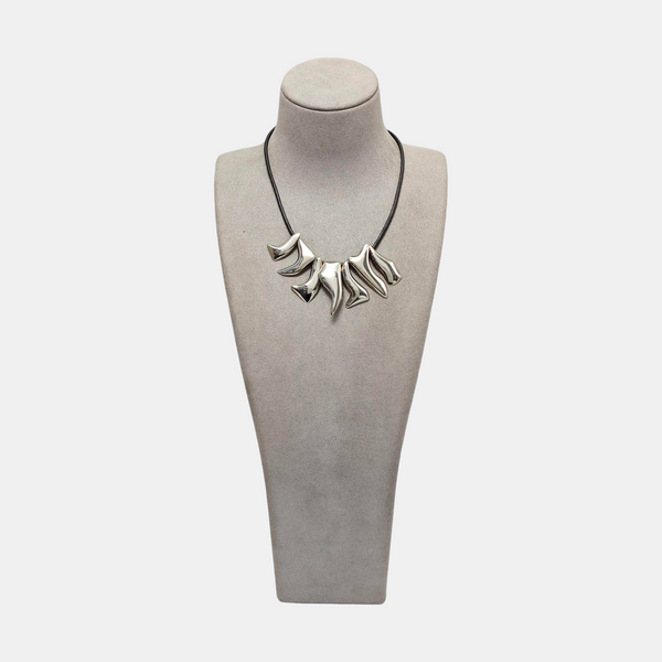 Leather Black Necklace