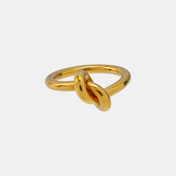 KNOT Metal Gold Ring EU 50