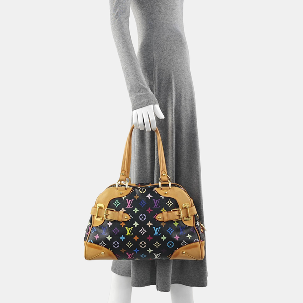 LV × TM CLAUDIA Monogram Coated Canvas Black