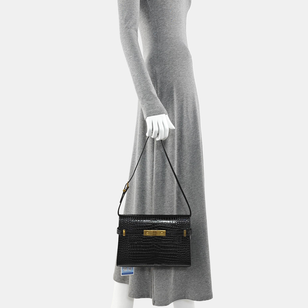 MANHATTAN Small Calfskin Black