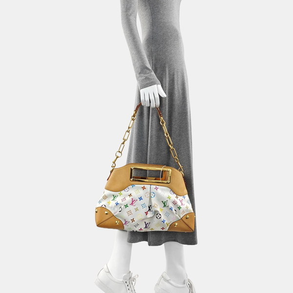 LV × TM JUDY MM Monogram Coated Canvas White