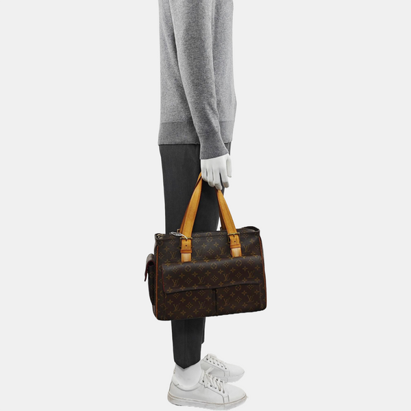 MULTIPLE Monogram Coated Canvas Brown