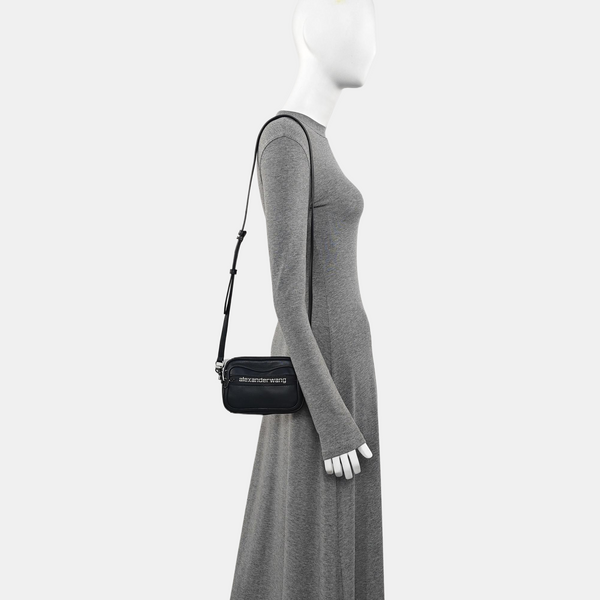 Lambskin Shoulder Bag Black