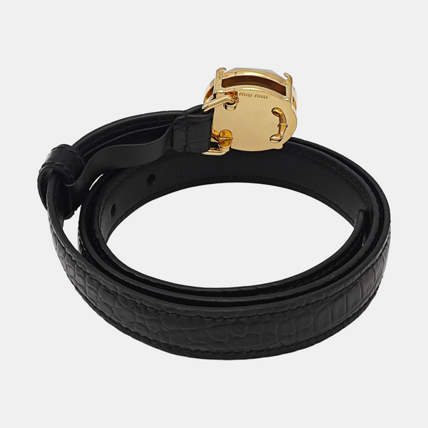 Leather Belt Black
