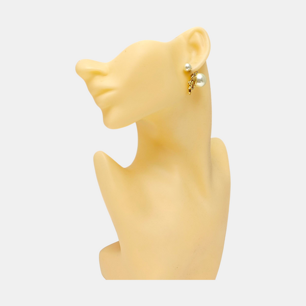 Dior Tribales Metal White Earrings