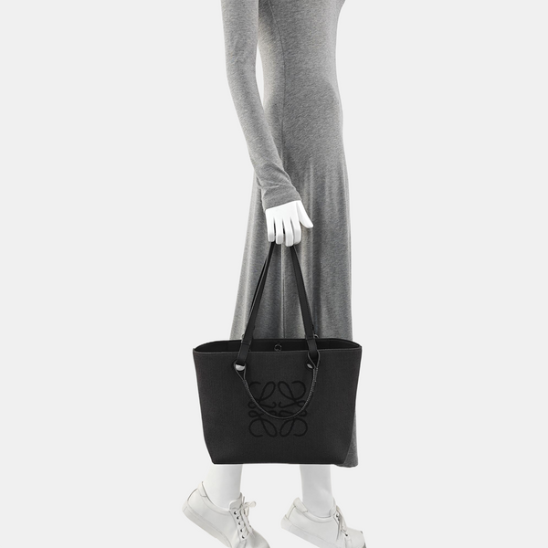 Basket Small Monogram Canvas Black
