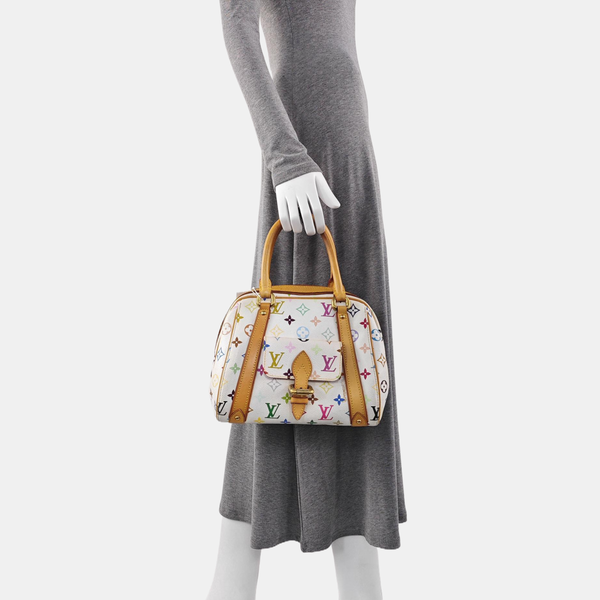 LV × TM PRISCILLA Monogram Coated Canvas White